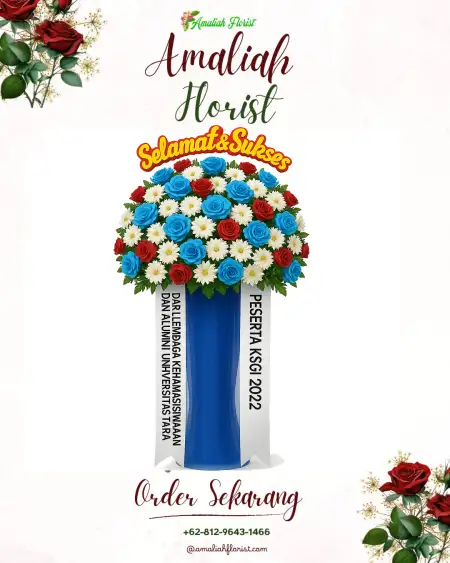 Standing Flowers Buton
